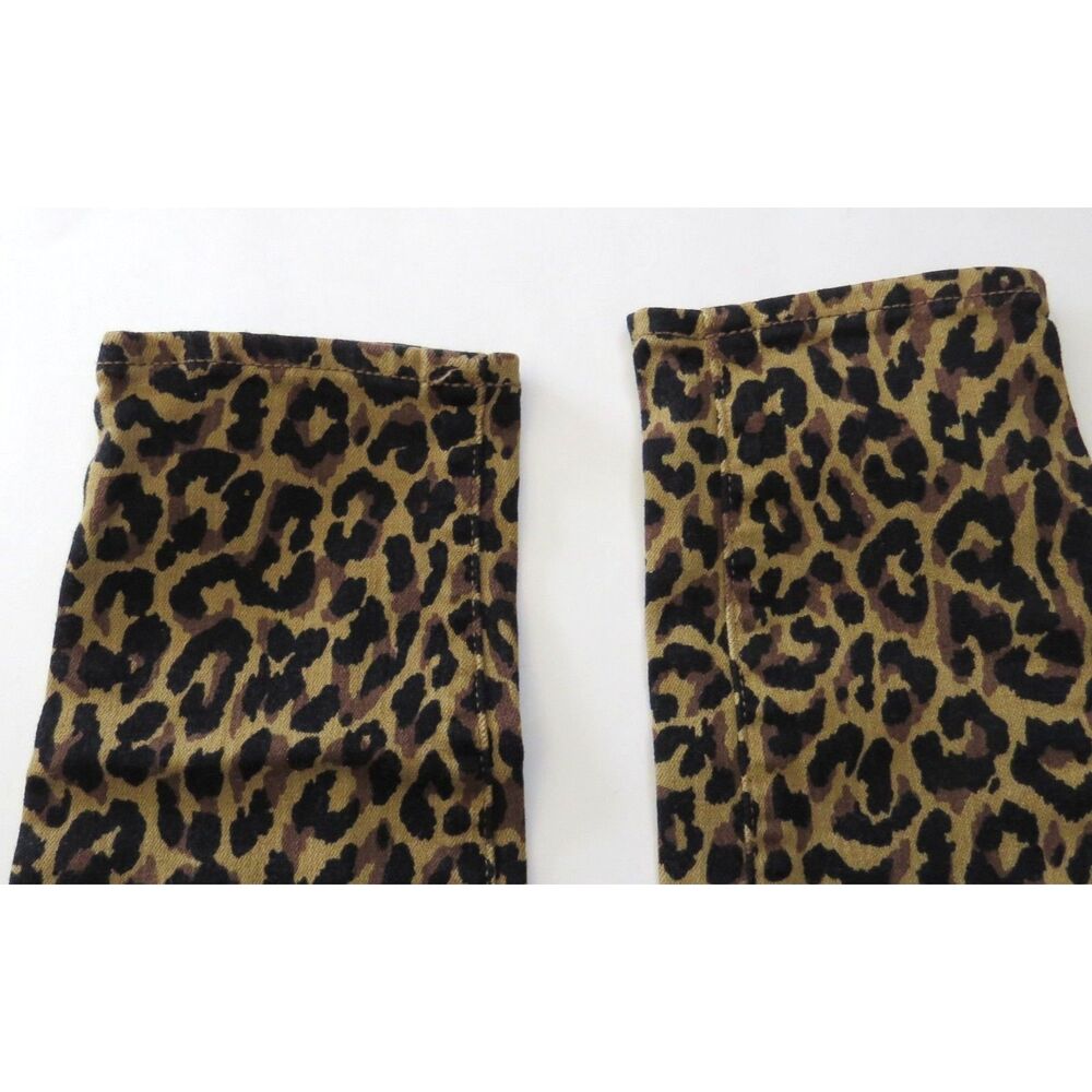 J. Crew Women's Exposed Button Fly Leopard Jeans High Rise Skinny 28" EUC - Picture 5 of 12